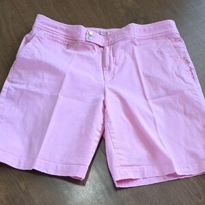 Ralph Lauren Light Pink Women's Bermudas Shorts Size 12 Spring Summer Cotton